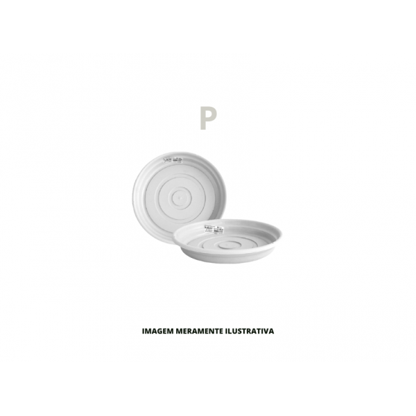 PRATO VASO - MAGICPLASTIC - P BRANCO - CX100